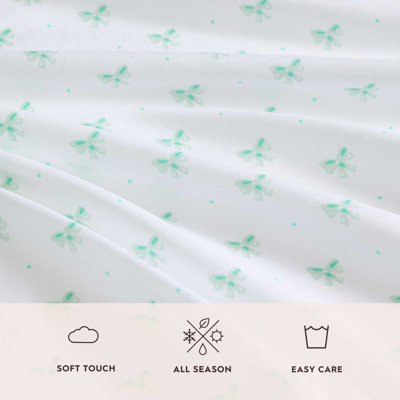 Laura Ashley Kids Cozy Printed Sheet Set