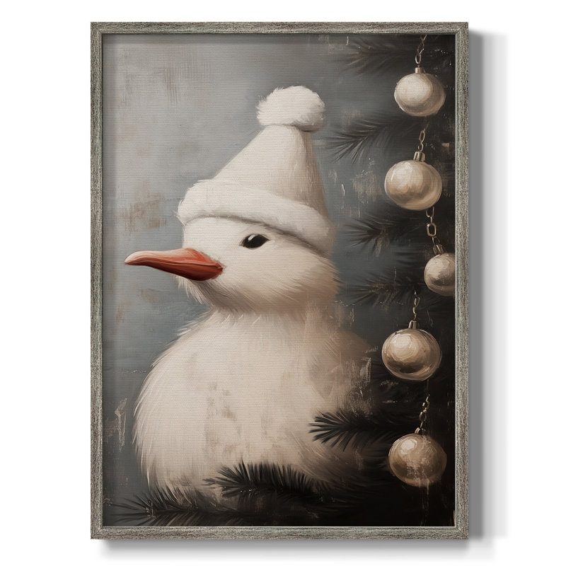 «Christmas Holiday Art», série 2 CDI, reproduction encadrée - bois massif, H 15 po x l 12 po