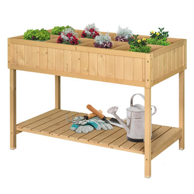 Aalieyah Wood Planter Box