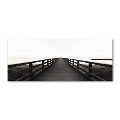 Wooden Pier - Wrapped Canvas Print