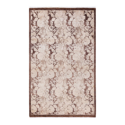Classic One-of-a-Kind 3'2" x 5'1" Hand Knotted Area Rug