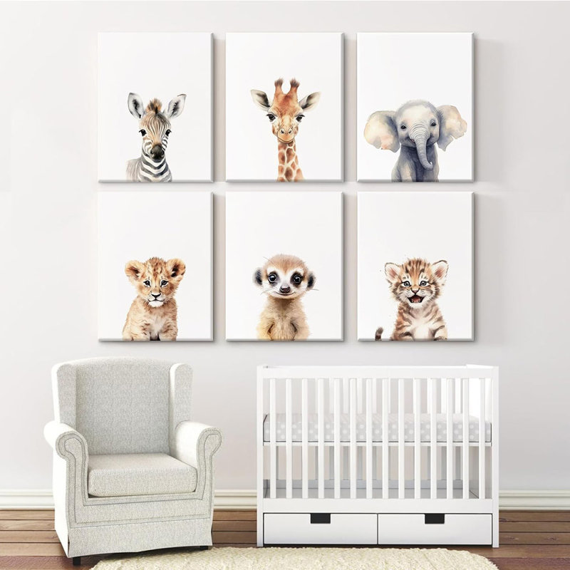 6 Piece Wrapped Canvas Print