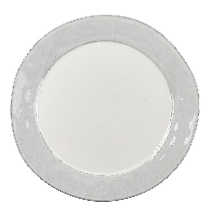 Azores Greige Shimmer Charger