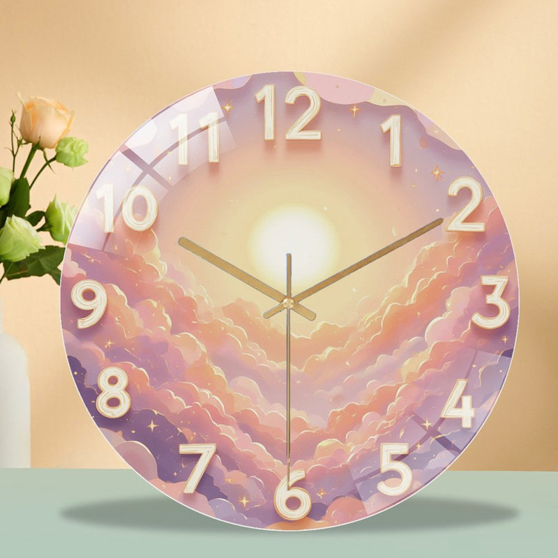 Horloge murale avec horloge murale 12 po