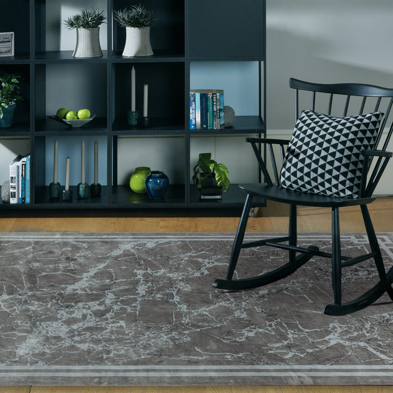 Alessandra Washable Persian Silver Rug, Rectangle 160 x 230cm