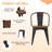 18" Metal Indoor-Outdoor Counter Stools