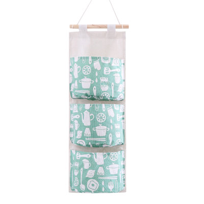 Backpack Multifunctional Hanging Fabric  Storage Bag Sundries Storage Bag Dormitory Mobile Phone Storage Bag Door Rear Hanging Bag