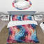 Ensemble de housse de couette bleu et mauve à motif cachemire mystique-1563912236
