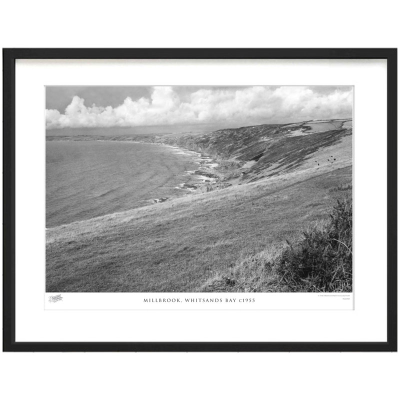 Millbrook, Whitsands Bay C1955 - Single Picture Frame Print, 40cm H x 50cm W x 2.3cm D