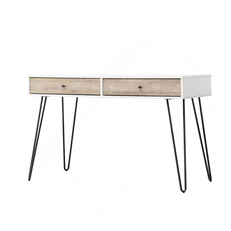 Taupe Oak Computer Desk