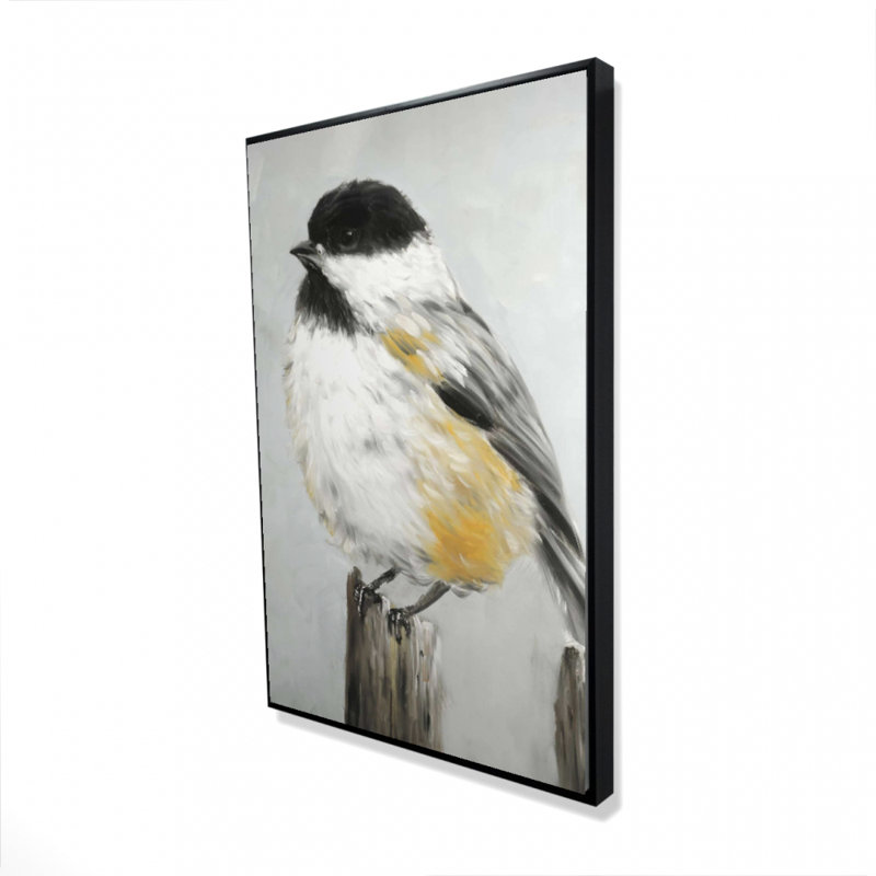 «Mésange charbonnière», H 36 po x l 24 po