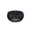 Table basse ronde noire