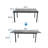 Emy 8 - Person Patio Dining Set with Extendable Rectangular Table