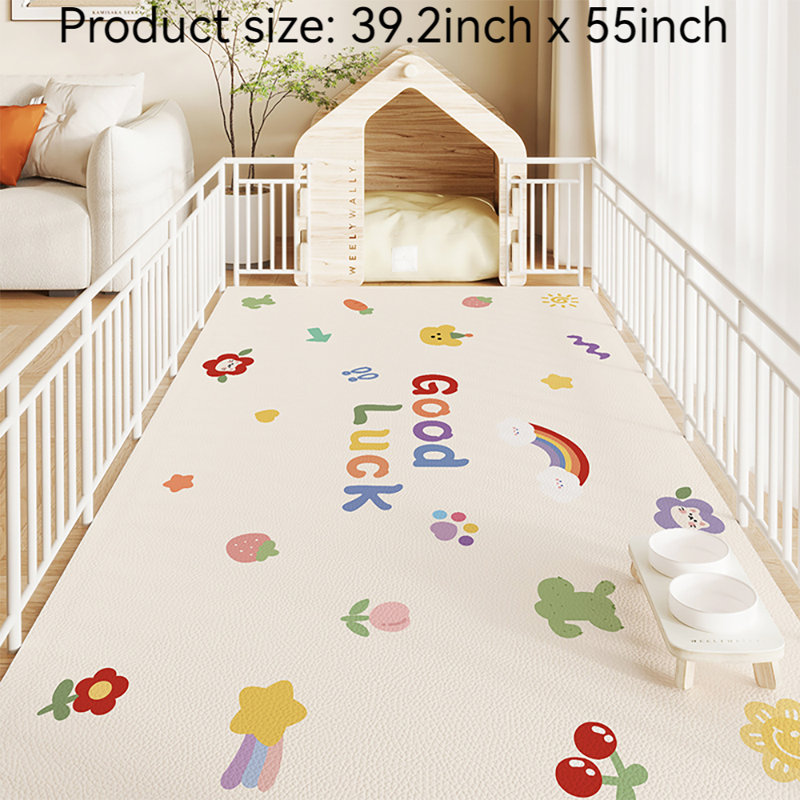 Tapis pour animaux de compagnie, H 0,15 po x l 39,20 po x P 55 po