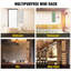 Support à vin mural de préparation et saveur, porte-serviettes 12 x 2 bouteilles, support à vin vertical en acier noir, porte-bouteilles mural décoratif moderne
