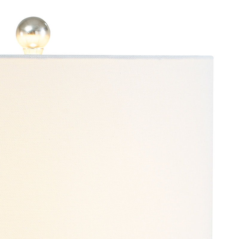 Ensemble de lampes de table en verre gris à intensité variable de 29 po Korando, H 28,5 po x l 13 po x P 13 po