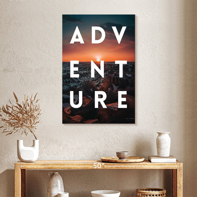 Paysage d'aventure Tergel, H 36 po x l 24 po