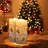 Set of 3 Flickering Battery-Operated Colourful LED Candles