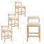 Tabouret de comptoir Albia Modern Farmhouse-131206448