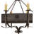Calandra 8 - Light Dimmable Wagon Wheel Chandelier