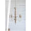 Lustre en bois à 4 lumières, luminaire suspendu avec chaîne réglable pour le vestibule de la salle à manger de la cuisine, ampoule non incluse
