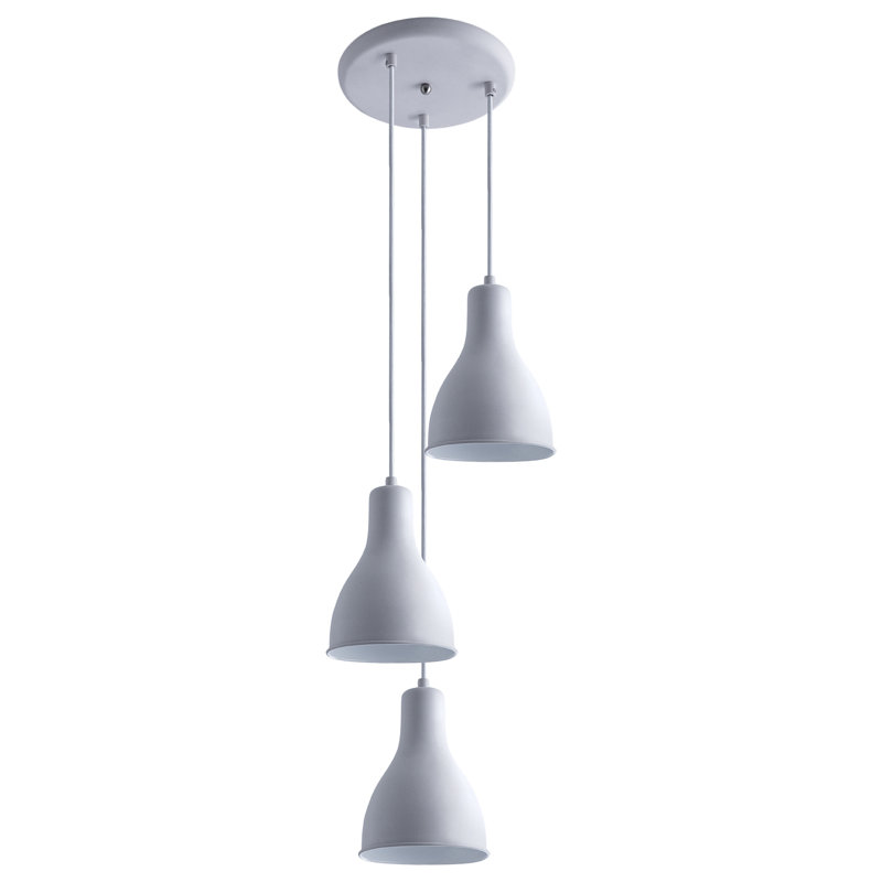 Poirier 3 - Light Cluster Pendant, White