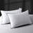 100% Organic Cotton Cover Luxury Hotel King Size Plush Feather Down Bed Pillows-582538556