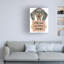 «Dappled Dachshund Blue Brown Eyes» par Danny Gordon, art textuel sur toile tendue-1687919805