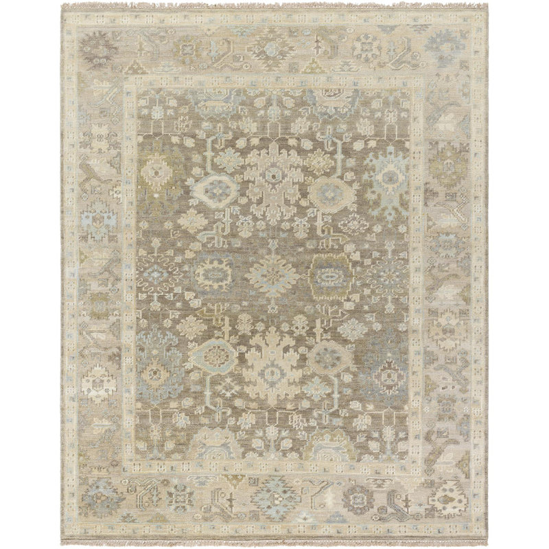Wickvale Wool Area Rug, Rectangle 6' x 9'