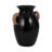 Terracotta Pottery Vase with Woven Handles - Decorative and Versatile Single Handmade Ceramic Accent Vessel for Modern or Rustic Spaces.-1454019901