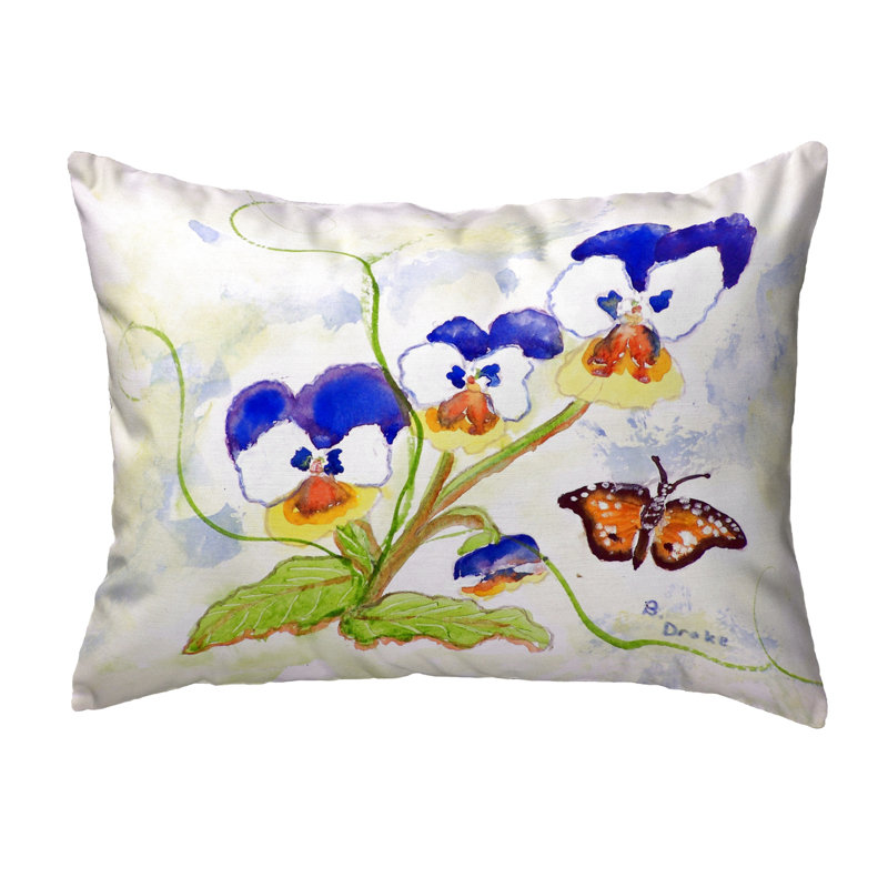 Outdoor Reversible Throw Pillow, 16" x 20"