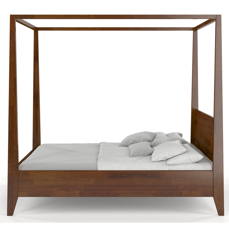 Solid Wood Bed, Small Double (4')