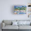 Art mural sur toile tendue - "Lahaina Marina", art mural pour salon, chambre à coucher ou bureau - 30 x 47-22996739