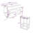 Adda Rustic Storage Kitchen Island Set with Expandable Drop-Leaf Tabletop and 2 Stools-1781461225