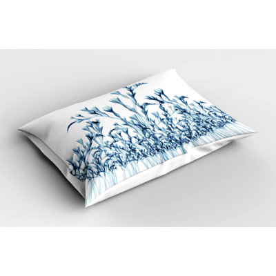 Flowers Polyester Sham Set