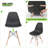 Kateleya Modern Shell Dining Chairs with Natural Wood Legs Lounge Chairs for Kitchen Dining & Living Room-1020708931