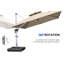 3.6m Square Cantilever Parasol-1703900097