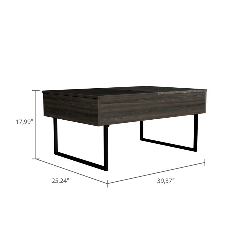 Table basse Westover, Brun