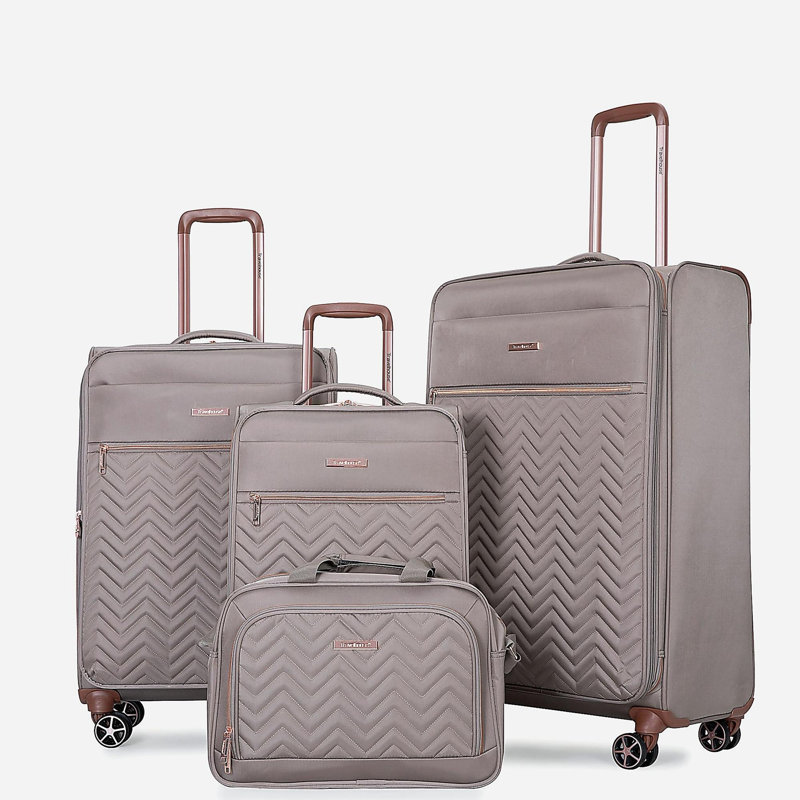 Ensemble de 4 pièces (16/20/24/28), Valise à roulettes Softshell Ensembles de bagage Terylene