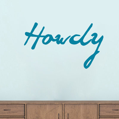 Décalcomanie murale howdy