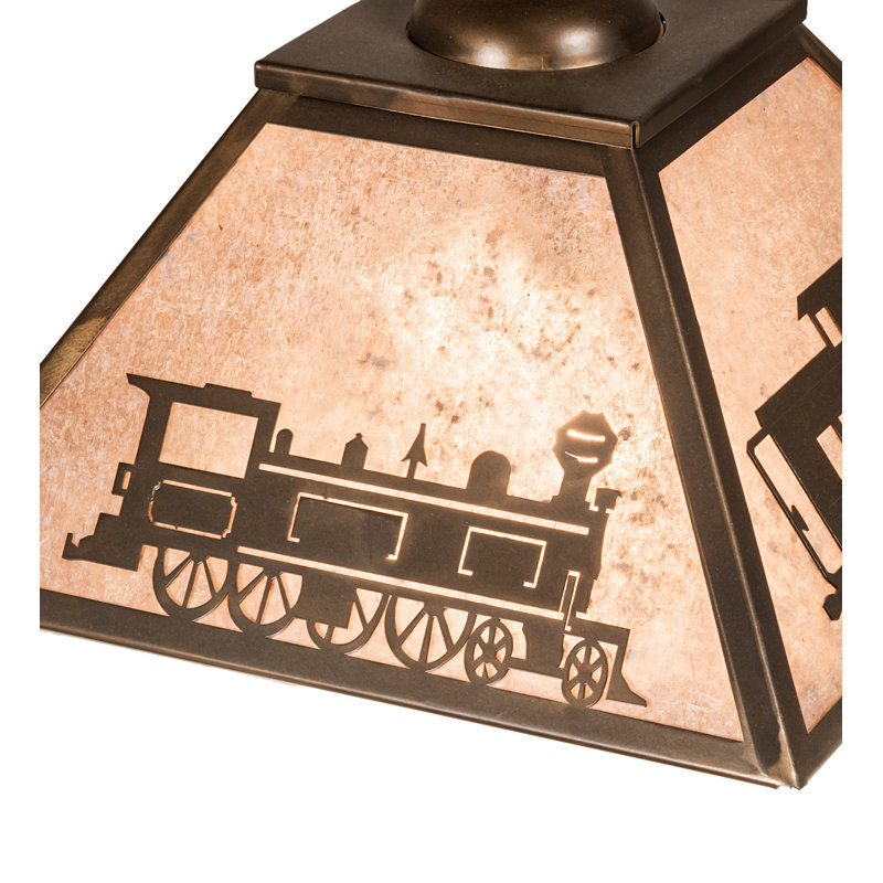 Luminaire suspendu dôme 2 lumières