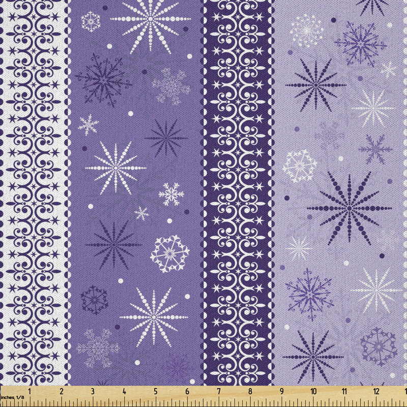 Bazemore Scroll Western Christmas Snowflakes Middle Eastern Noel Multi-Purpose Fabric