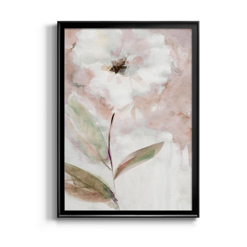 " Summer Bloom I ", 18.5" H x 24.5" W x 1.5" D, Black