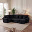 Corduroy U-Shaped Sectional Right Hand Facing