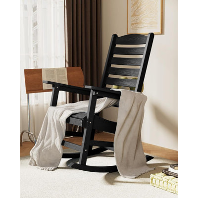 Outdoor All Weather HIPS Patio Rocking Chair by Dovecove