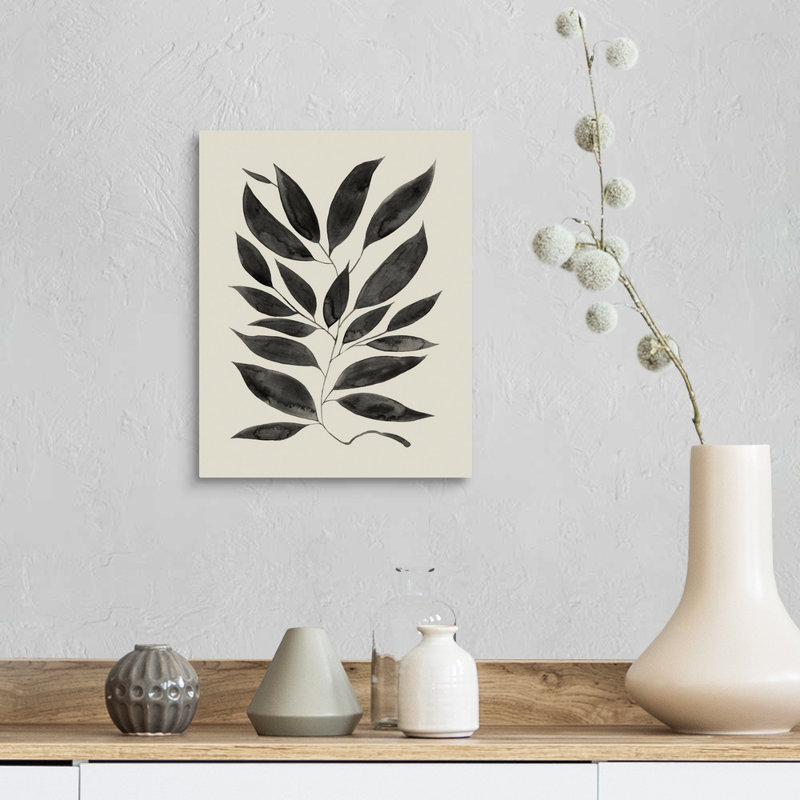 "Branched Composition I", art mural sur toile, Toile tendue, H 14 po x l 11 po