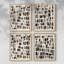 «Chalk and Flint I», reproduction encadrée - ensemble de 4-1346013263-1346013256