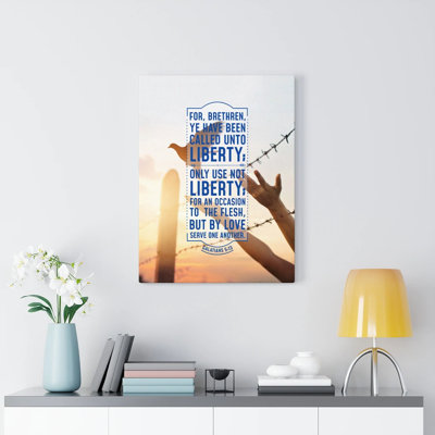 Liberty - Wrapped Canvas Print