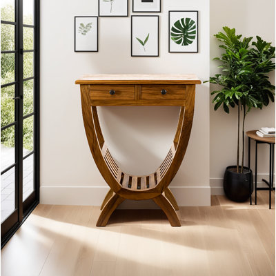 Lukats Solid Wood Console Table