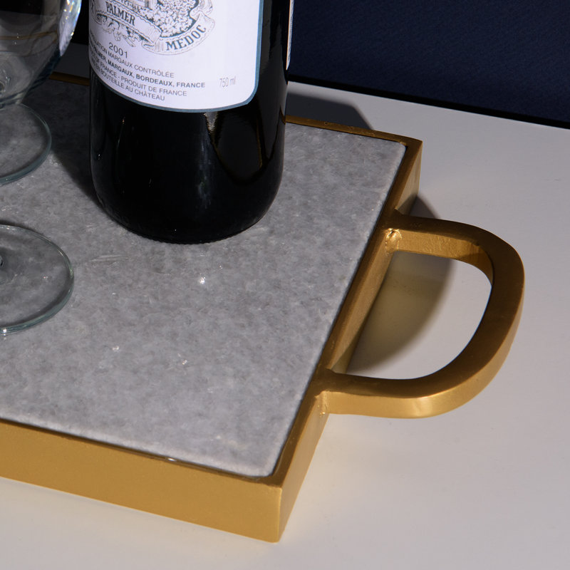 Plateau de service Derr, Blanc